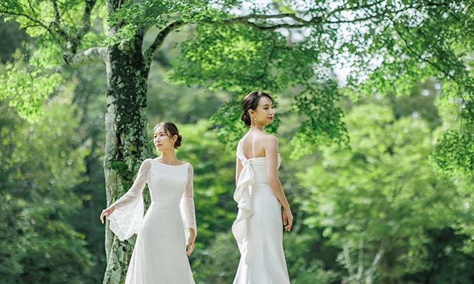 写真：ウエディングドレス