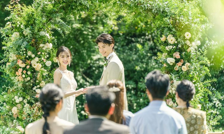 写真：軽井沢のガーデンウエディングプラン