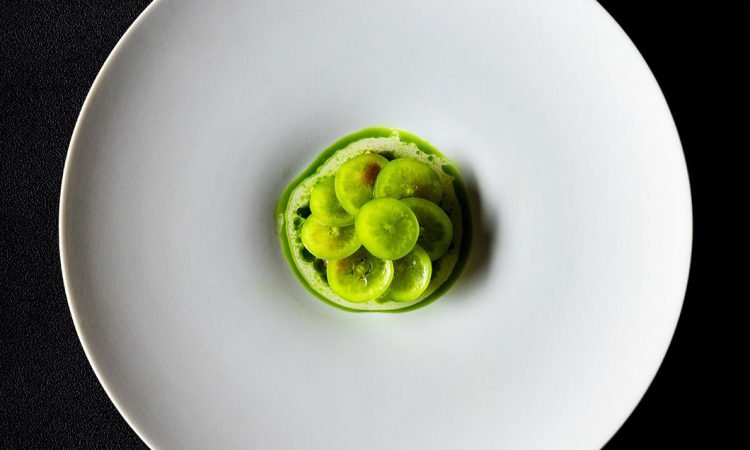 写真：秋限定のディナーコース