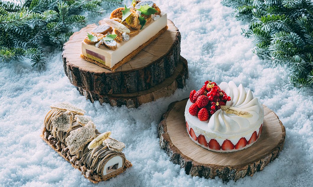 写真：軽井沢ホテルブレストンコートのクリスマスケーキ